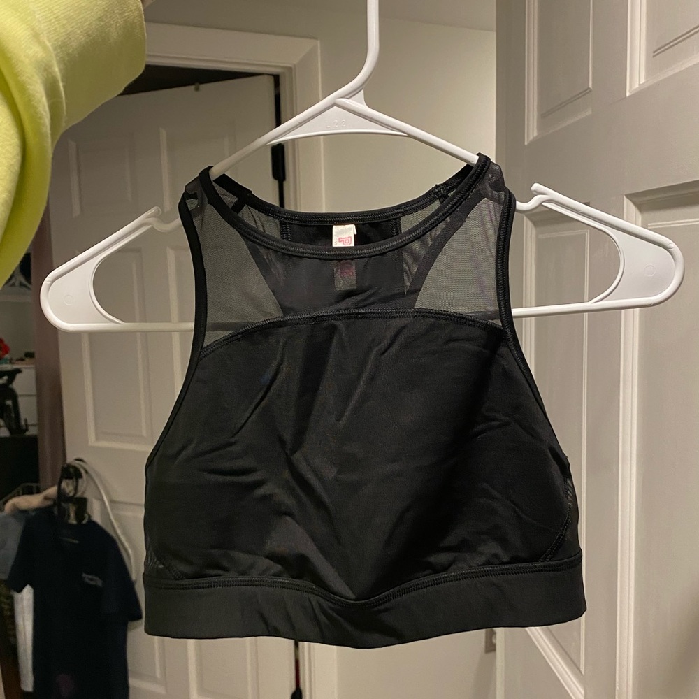 VS PINK - black mesh sports bra - Picture 2 of 5